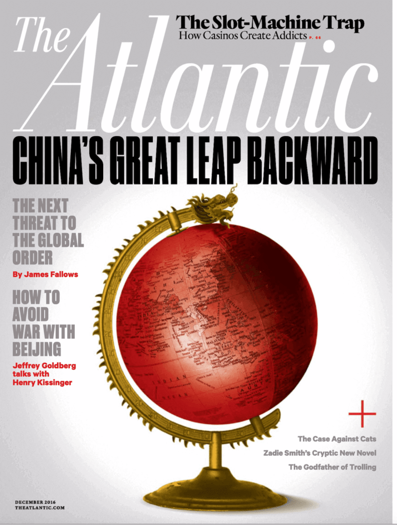 The Atlantic Magazine 2016 12th Edition Cover