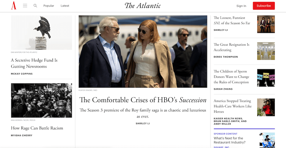 The Atlantic Official Website
