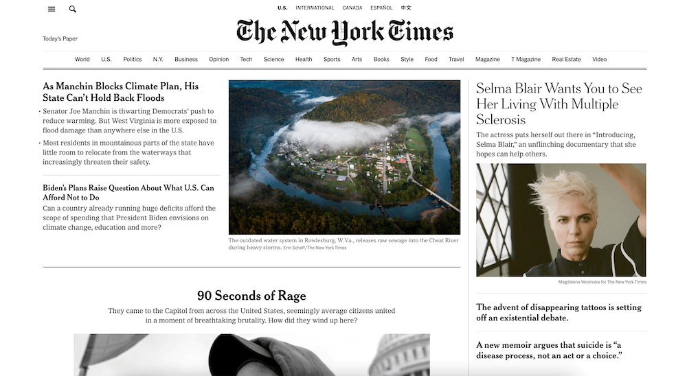 The New York Times Official Website