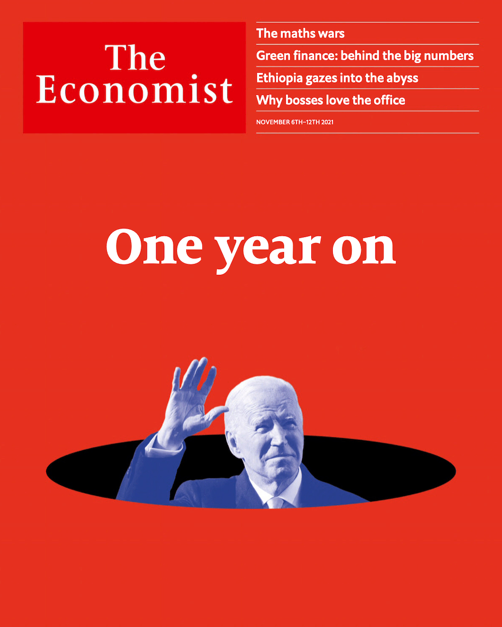 The Economist 5th, November Edition Cover