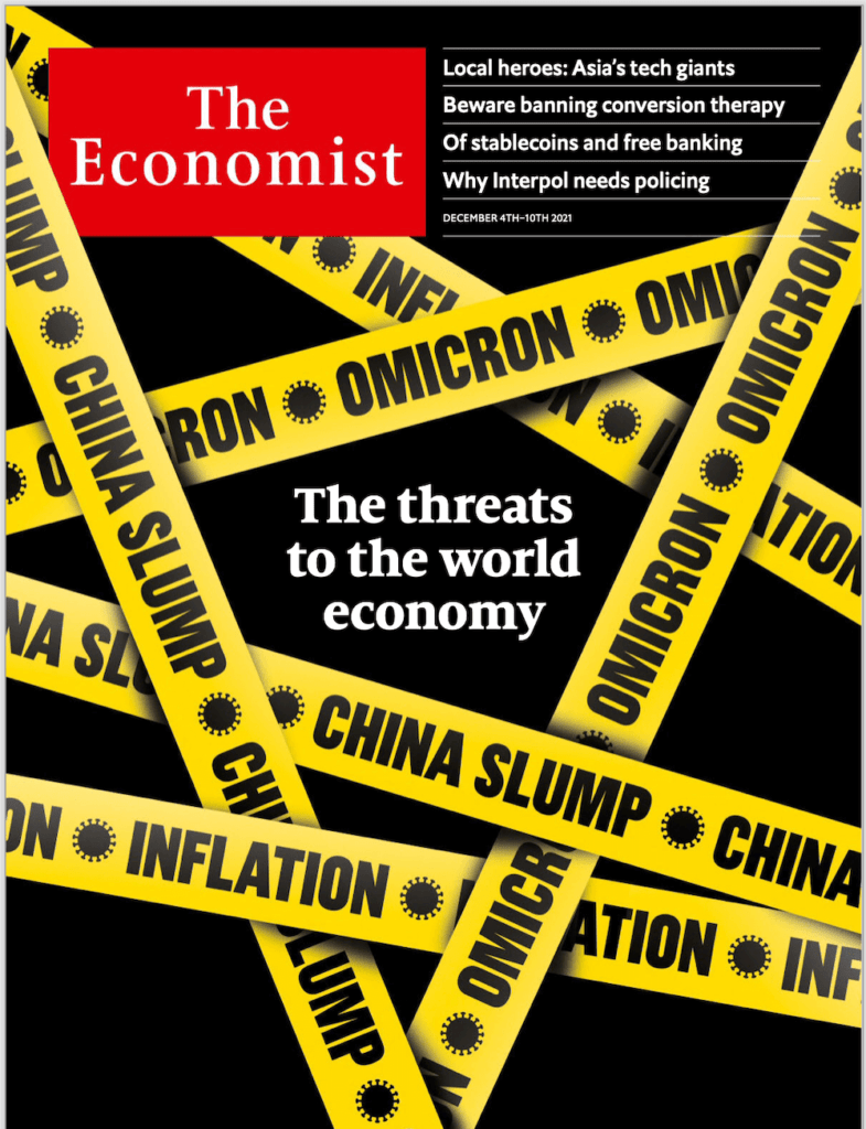 The Economist December 4th Edition Cover 2021
