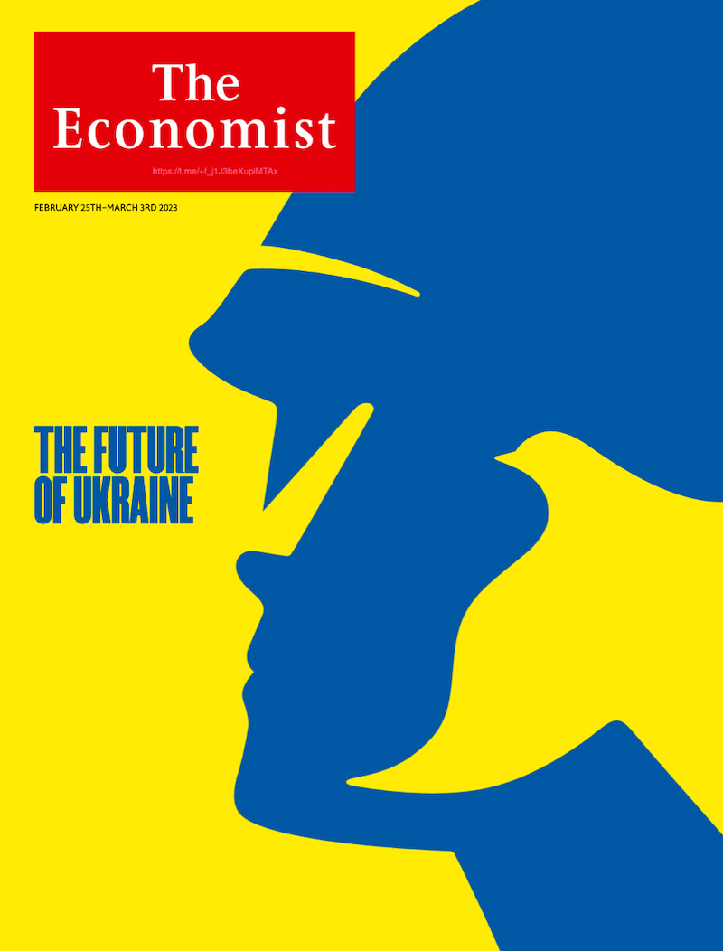 经济学人英文版2023年2月25日封面